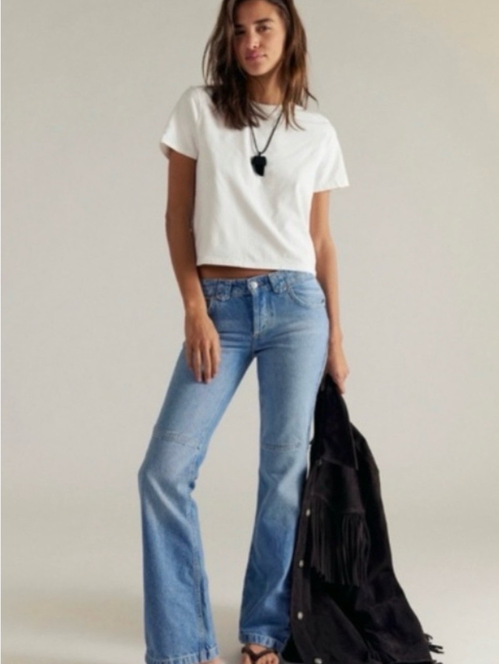 Free People Flora Low Rise Bootcut Jeans